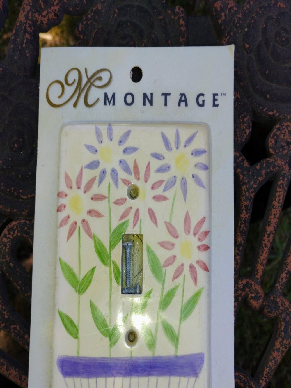 Porcelain light switch cover